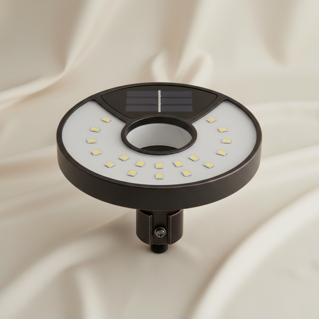 Solar Flagpole Light